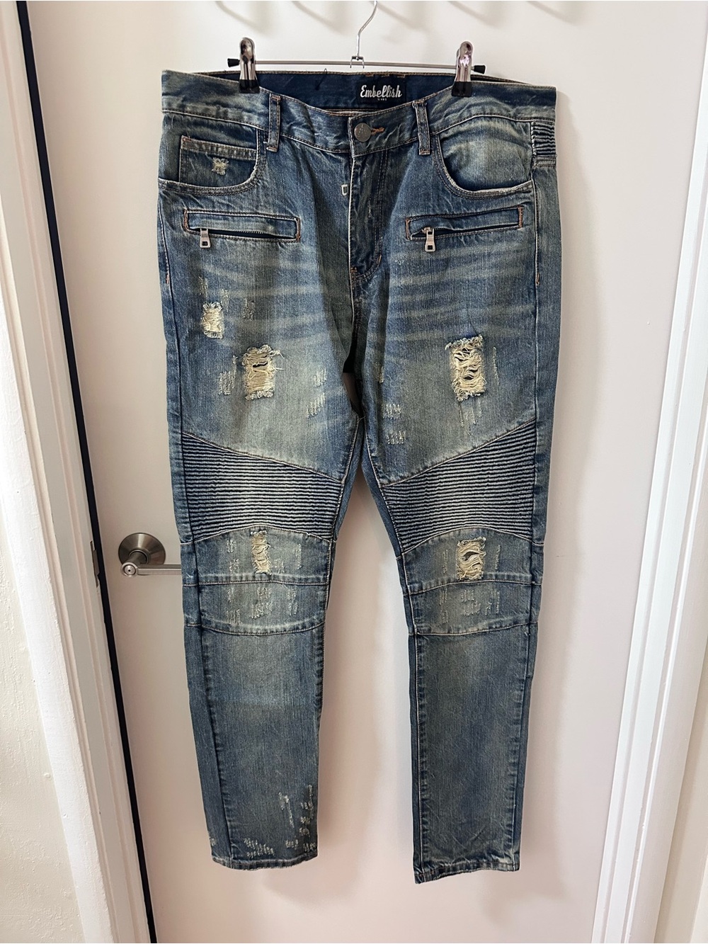 Embellish Men's Dark Wash Jeans
